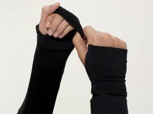 Lululemon Star Runner Long-Sleeve Black Half-Zip Athletic Top thumbnail 10