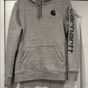 Carhartt Women's Heather‎ Gray Logo Hoodie thumbnail 2