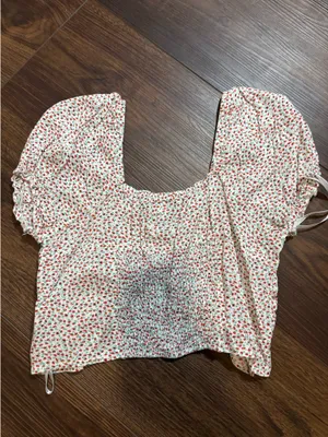 Princess Polly Floral Cropped Blouse thumbnail 2