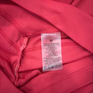 Red Athletic Leggings Scrunch Booty High Waist Sz M Gym Yoga Running Workout thumbnail 4
