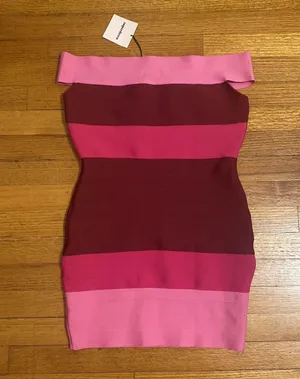 superdown NWT  Pinky Mini Dress In Pink Multi thumbnail 7