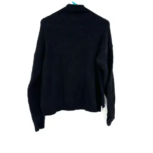 UGG Size Small Long‎ Sleeve Turtleneck Pullover Sweater Black Warm Layers Soft thumbnail 2