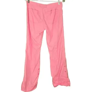 Lilly Pulitzer Womens Pink‎ Linen Blend Roll Up Pants XS thumbnail 2