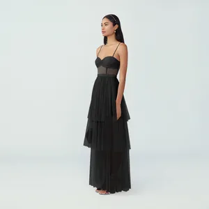 Fame and Partners Corset Tiered Gown thumbnail 2