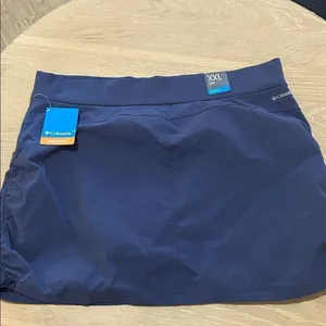 Columbia Women's All Seasons™ Ruched Skort - Plus Size XXL, Color Nocturnal, NWT thumbnail 4