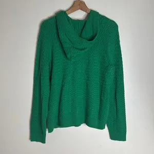 Charter club ladies Green Hooded Cardigan knit button up Sweater‎ size large thumbnail 9