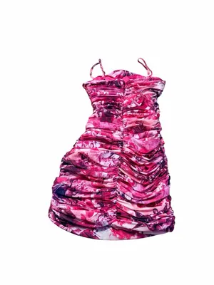 MORE TO COME Mariana ruched mini dress thumbnail 4