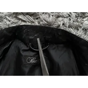 Baccini Faux Leather Jacket Women‎ Medium Petite Motorcycle thumbnail 11
