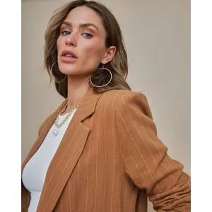 VICI ✨HP✨AMBER LINEN BLEND BLAZER✨ thumbnail 2