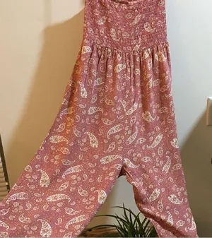 Patrons Of Peace Tube Top Halter pocket jumper! Mauve Pink thumbnail 5