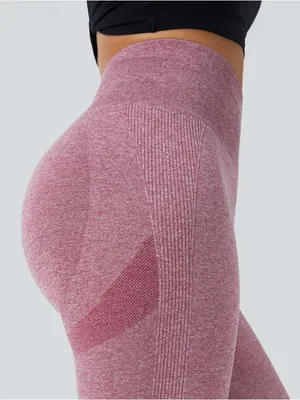 Halara 07HBB.- OneForm Seamless Flow High Waisted Booty Scrunch Leggings. thumbnail 4