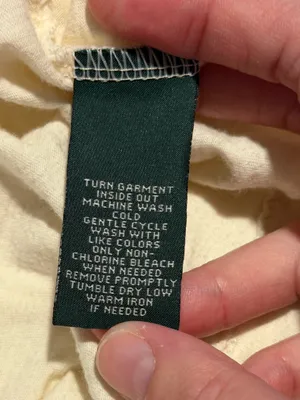 Ralph Lauren Cream Henley Tee with Button Placket thumbnail 4