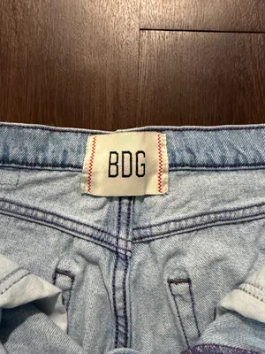 BDG Light Blue Baggy Denim Jeans thumbnail 7