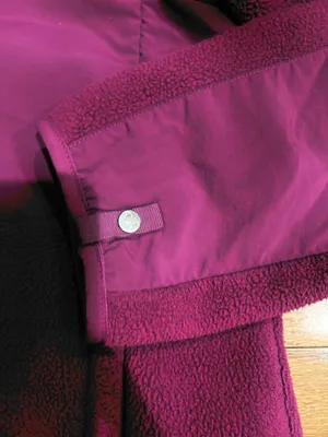 The North Face 90s Retro Denali purple fleece Hoodie jacket XL teenage!Women s/M thumbnail 9