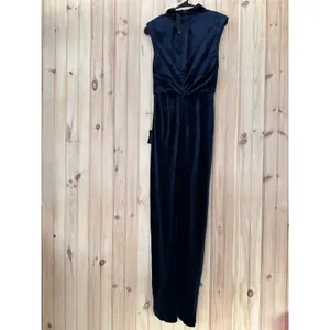 Lulus Alluring Image Navy Blue Ruched Velvet Mock Neck Maxi Dress Party Small thumbnail 6