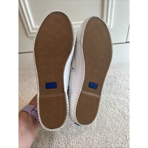 Keds Triple Kick WH57310 Leather White Platform Sneakers Shoes Lace Up thumbnail 7