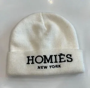 Homiès New York White Black Beanie thumbnail 1