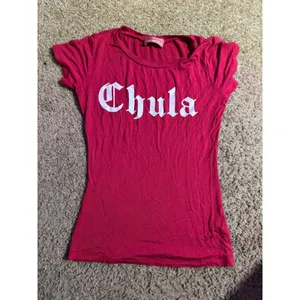 Ragdoll Chula Graphic Tee Red Short Sleeve Gothic Font T-Shirt Size‎ S thumbnail 2
