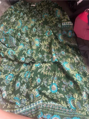 Natural Life Green Floral boho Maxi Dara Dress thumbnail 14
