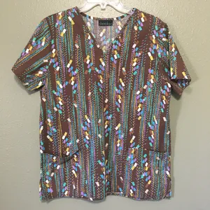Cherokee Scrub Top thumbnail 1