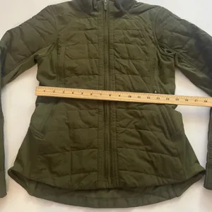 Sz 6 $228 Lululemon Another Mile Jacket Landscape Green No Hood thumbnail 10