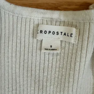 Aeropostale Cream Ribbed Cardigan with Ring Detail thumbnail 2
