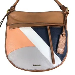 FOSSIL Molly Pebbled Cow Leather Shoulder Bag Hobo Slouchy Work Timeless Everyda thumbnail 6