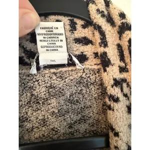 Rachel Zoe Womens Leopard Print‎ Open Front Cardigan Shawl Collar Medium thumbnail 5