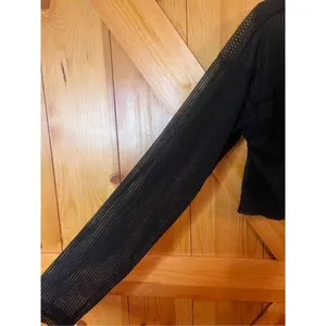 Dazy long sleeve shirt, blouse, size medium ￼(1591) Black thumbnail 2