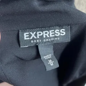 Express Women's Black beaded halter thumbnail 3