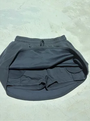 As revival Everyday Casual Drawstring skort in Charcoal xl thumbnail 4