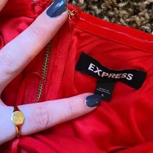 EXPRESS Red Jumpsuit thumbnail 3