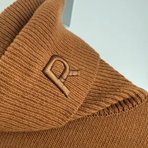 The Frankie Shop Wool Cashmere Academia Office Siren Minimalist Turtleneck L Brn thumbnail 5