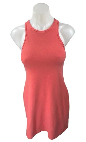 Beyond Yoga Pink Crossback Sleeveless Tennis Gold Athletic Mini Dress Size S thumbnail 1