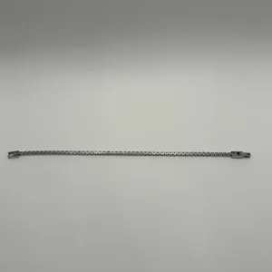 Moissanite Tennis Bracelet Real Silver VVS D Color Iced Out 3mm 7.5 Inch No Pass thumbnail 3