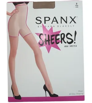 ✨Spanx Womens Shaping Sheers Hose High Waist Beige Sand Nude✨ thumbnail 1