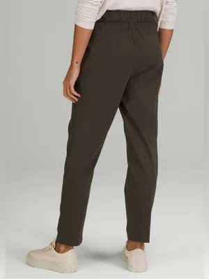 Lululemon Stretch High Rise Pants 7/8 Length Dark Olive Size 6 thumbnail 2