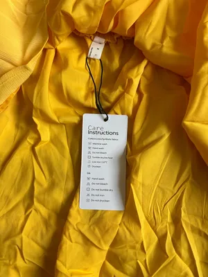 Exlura Sunny Yellow Puff-Sleeve Casual Dress thumbnail 3