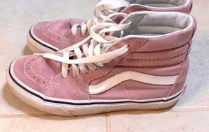 Vans Sk8-Hi High Top Sneakers Lavender Purple Suede Canvas Skate Shoes Womens‎ 7 thumbnail 1