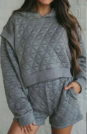 These Three Boutique Tristan Quilted Lounge Set thumbnail 1