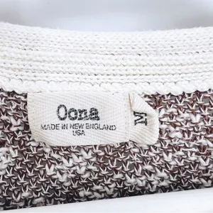 Oona Short Sleeve Sweater Boat Neck Made in New England Sz M thumbnail 5