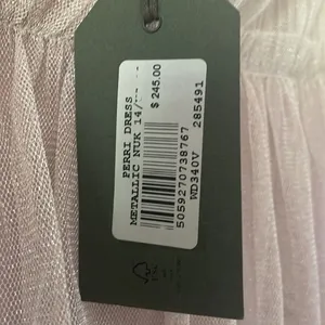 ALL SAINTS - Perri Metallic Nuk Pink Tulle Mini Dress Size US 10 New With Tags thumbnail 5