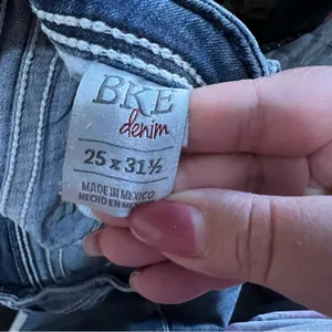 BKE Sabrina Low Rise Boot Cut Thick Stitch‎ Denim Jeans thumbnail 10