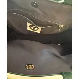 Telfar Shopping Bag Dark Olive Green Vegan Leather thumbnail 4