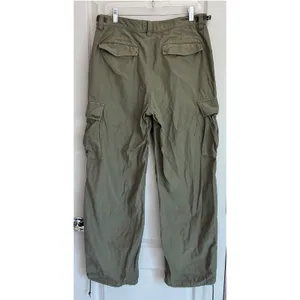 Aritzia TNA Surplus Cargo Pants Olive Green Wide Leg High Rise Women 10‎ 109819 thumbnail 8