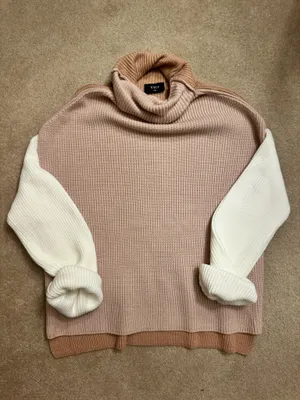 Colorblock Turtleneck Sweater thumbnail 2