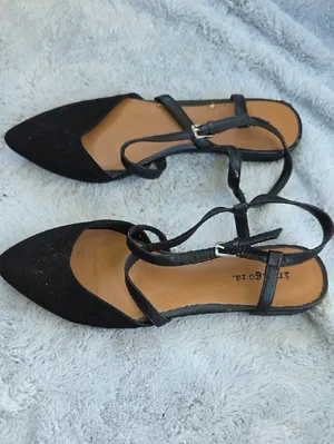 Indigo Rd. Pointed Toe Ankle Strap Flats Black 7.5 thumbnail 3