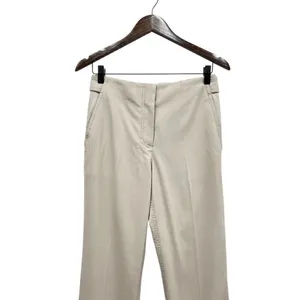 Theory Adjustable Wool Gabardine Pant in Aged flax size 0 thumbnail 5
