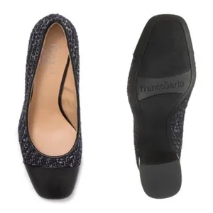 NEW Roller Knit Square-Toe Pumps, Size 7.5 New w/o Box thumbnail 3