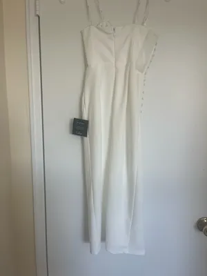 Lulus White Bridal Midi Dress thumbnail 4